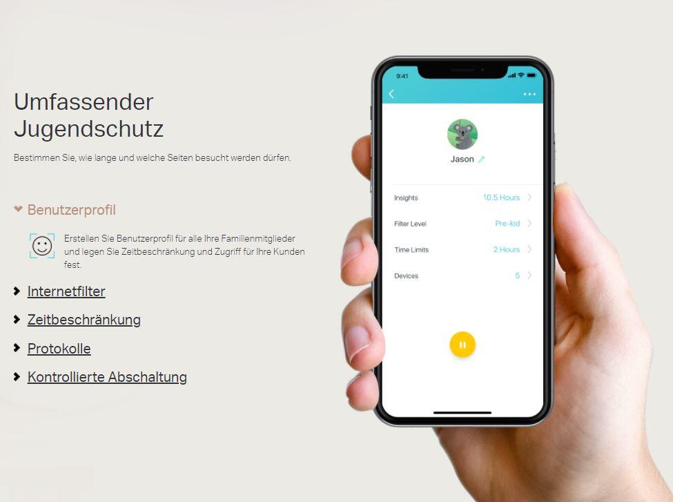 TP-Link DECO M4 WLAN Mesh System AC1200 Dual Band 1167 Mbit/s, 2x Gigabit-LAN (3er Pack)