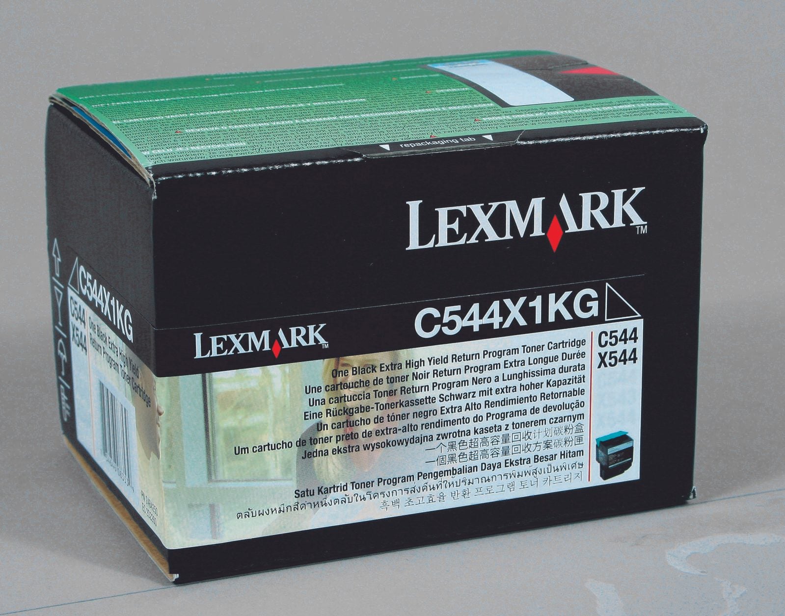 Lexmark Original Toner schwarz 6.000 Seiten (C544X1KG) für C544dn/dtn/dw/n, X544dn/dtn/dw/n