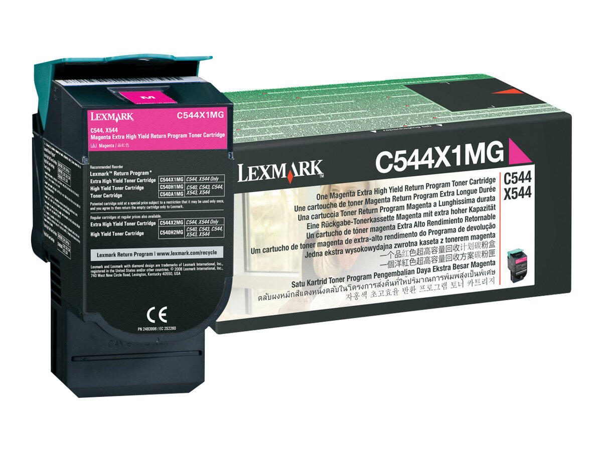 Lexmark Original Toner magenta 4.000 Seiten (C544X1MG) für C544dn/dtn/dw/n, C546dtn, X544dn/dtn/dw/n, X546dtn