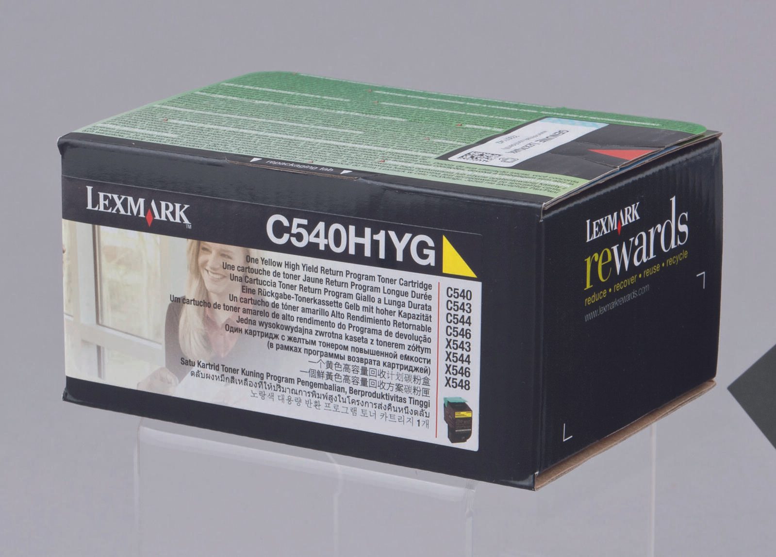 Lexmark Original Toner gelb 2.000 Seiten (C540H1YG) für C540n, C543dn, C544dn/dtn/dw/n, X543dn, X544dn/dtn/n/dw, X546dtn