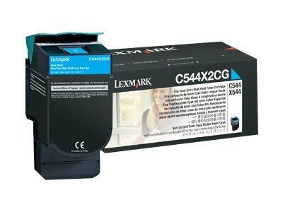 Lexmark Original Toner Standard Variante - C/X544 cyan 4.000 Seiten (C544X2CG)
