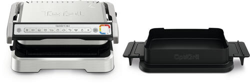 Tefal OptiGrill 4in1 Kontaktgrill- elektrisch, schwarz/silber