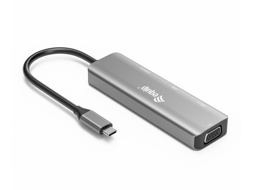 Adaptateur d'équipement USB-C -&gt; HDMI/DisplayPort/VGA 4K/1080P/60Hz gr