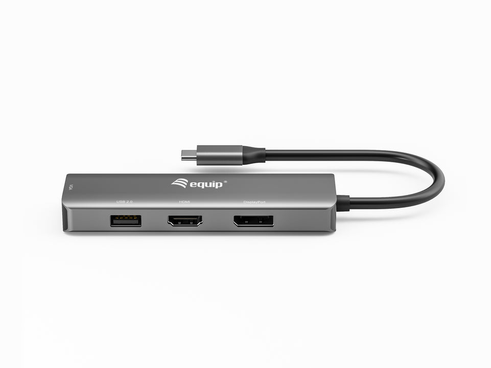 Adaptateur d'équipement USB-C -&gt; HDMI/DisplayPort/VGA 4K/1080P/60Hz gr