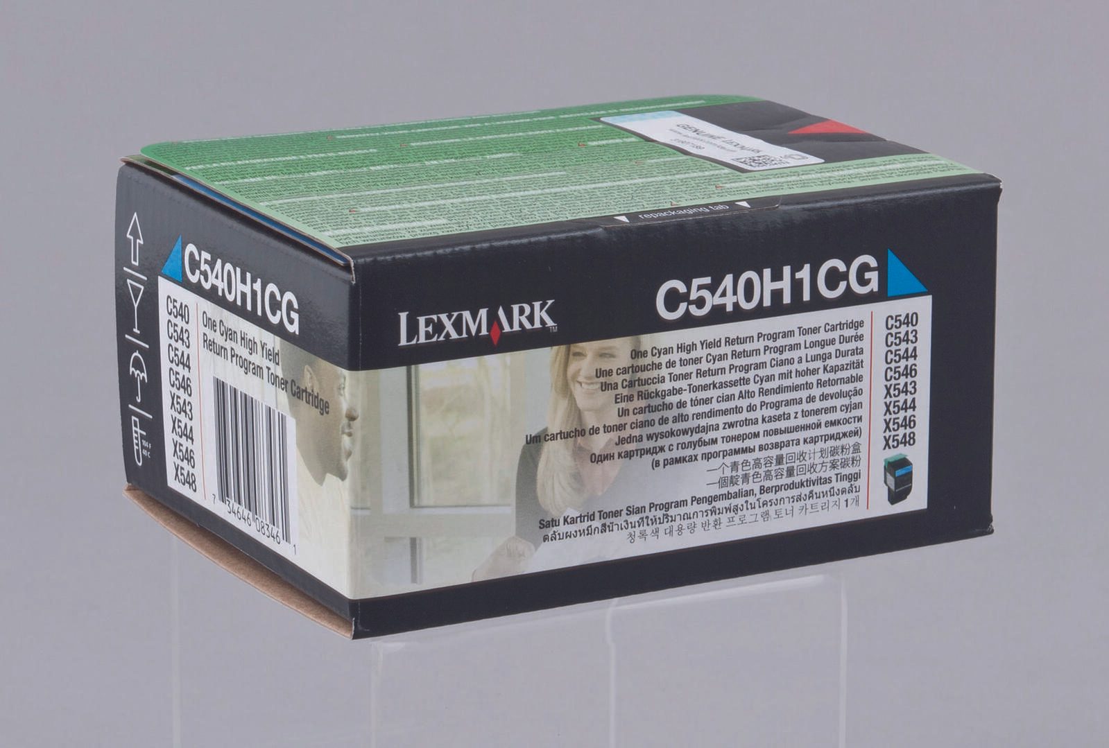 Lexmark Original Toner cyan 2.000 Seiten (C540H1CG) für C540n, C543dn, C544dn/dtn/dw/n, C546dtn, X543dn, X544dn/dtn/n/dw