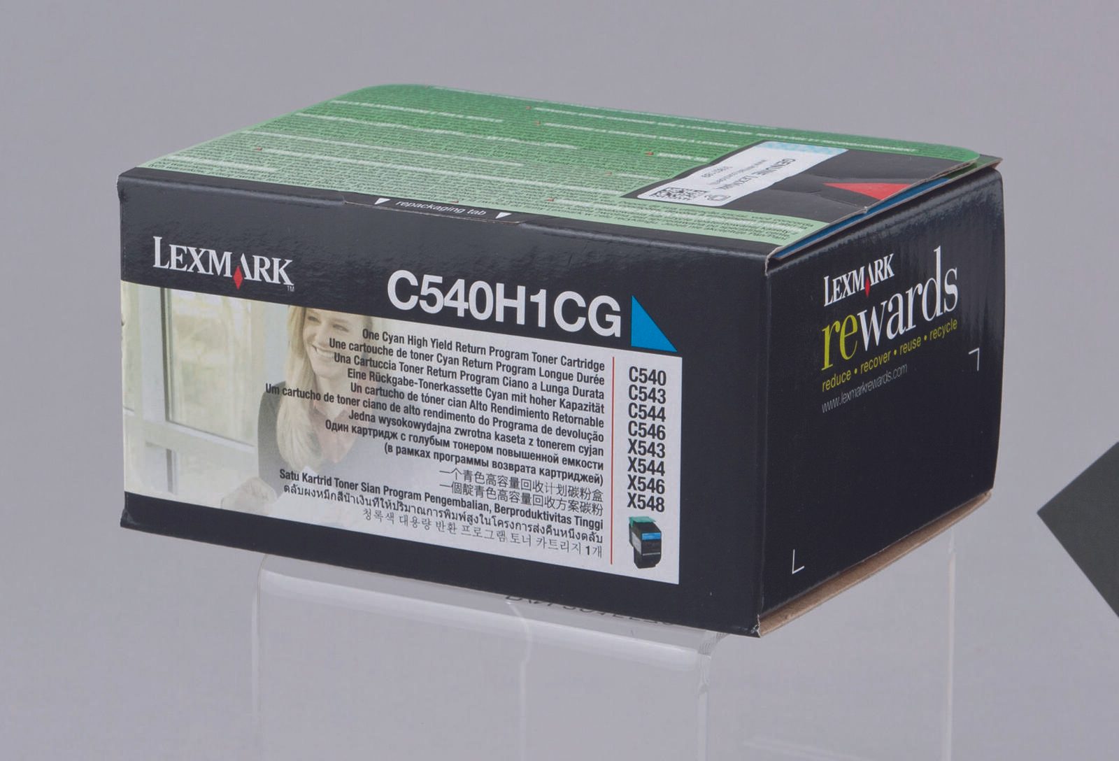 Lexmark Original Toner cyan 2.000 Seiten (C540H1CG) für C540n, C543dn, C544dn/dtn/dw/n, C546dtn, X543dn, X544dn/dtn/n/dw