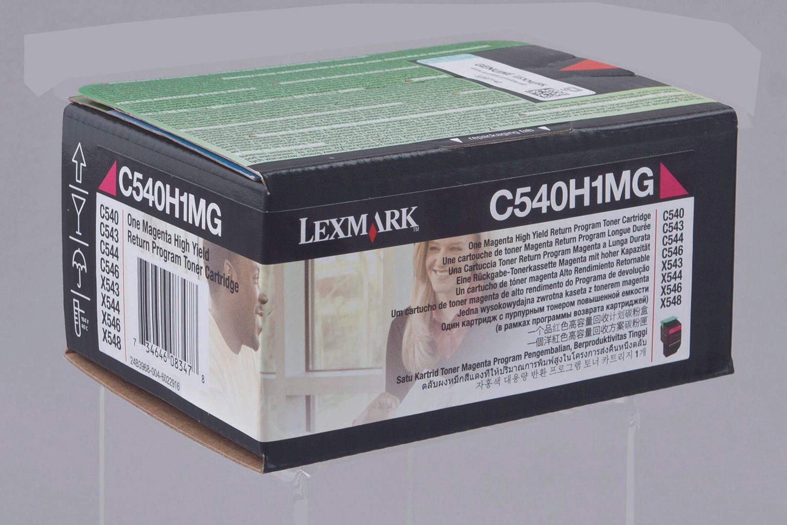 Lexmark Original Toner magenta 2.000 Seiten (C540H1MG) für C540n, C543dn, C544dn/dtn/dw/n, C546dtn, X543dn