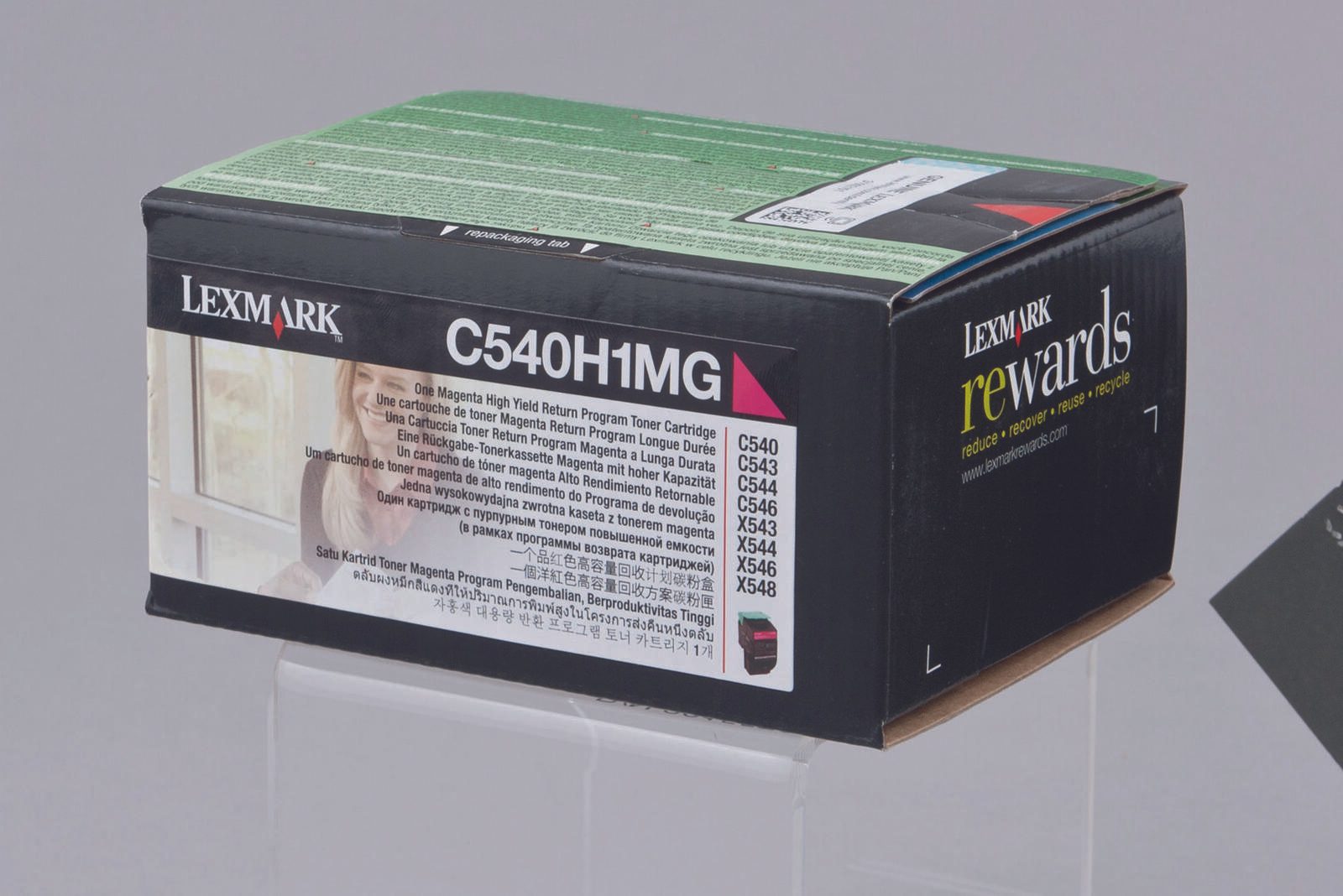 Lexmark Original Toner magenta 2.000 Seiten (C540H1MG) für C540n, C543dn, C544dn/dtn/dw/n, C546dtn, X543dn