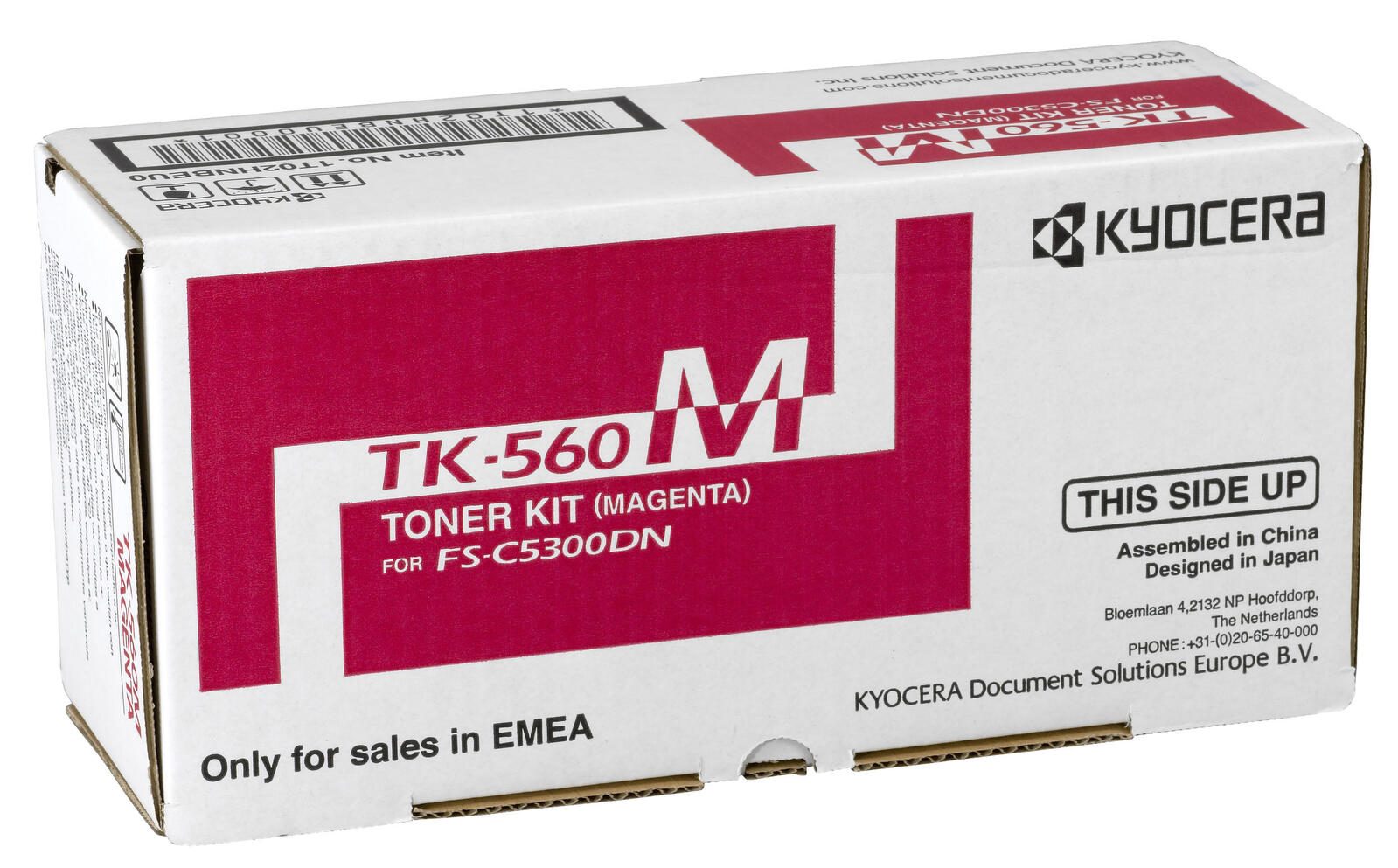 Kyocera Original TK-560M Toner magenta 10.000 Seiten (1T02HNBEU0) für ECOSYS P6030cdn, FS-C5300DN, C5350DN