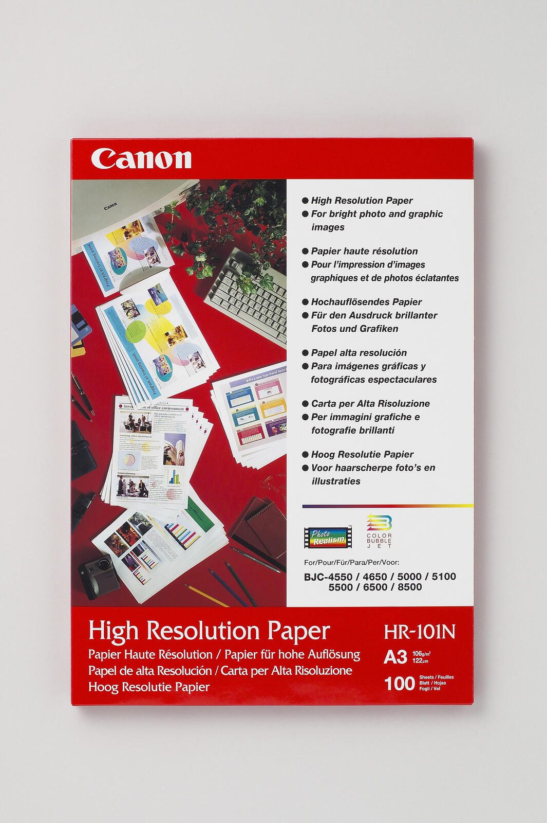 Canon HR-101N Papier hochauflösend A3 297x420mm 106 g/m² - 100 Blatt