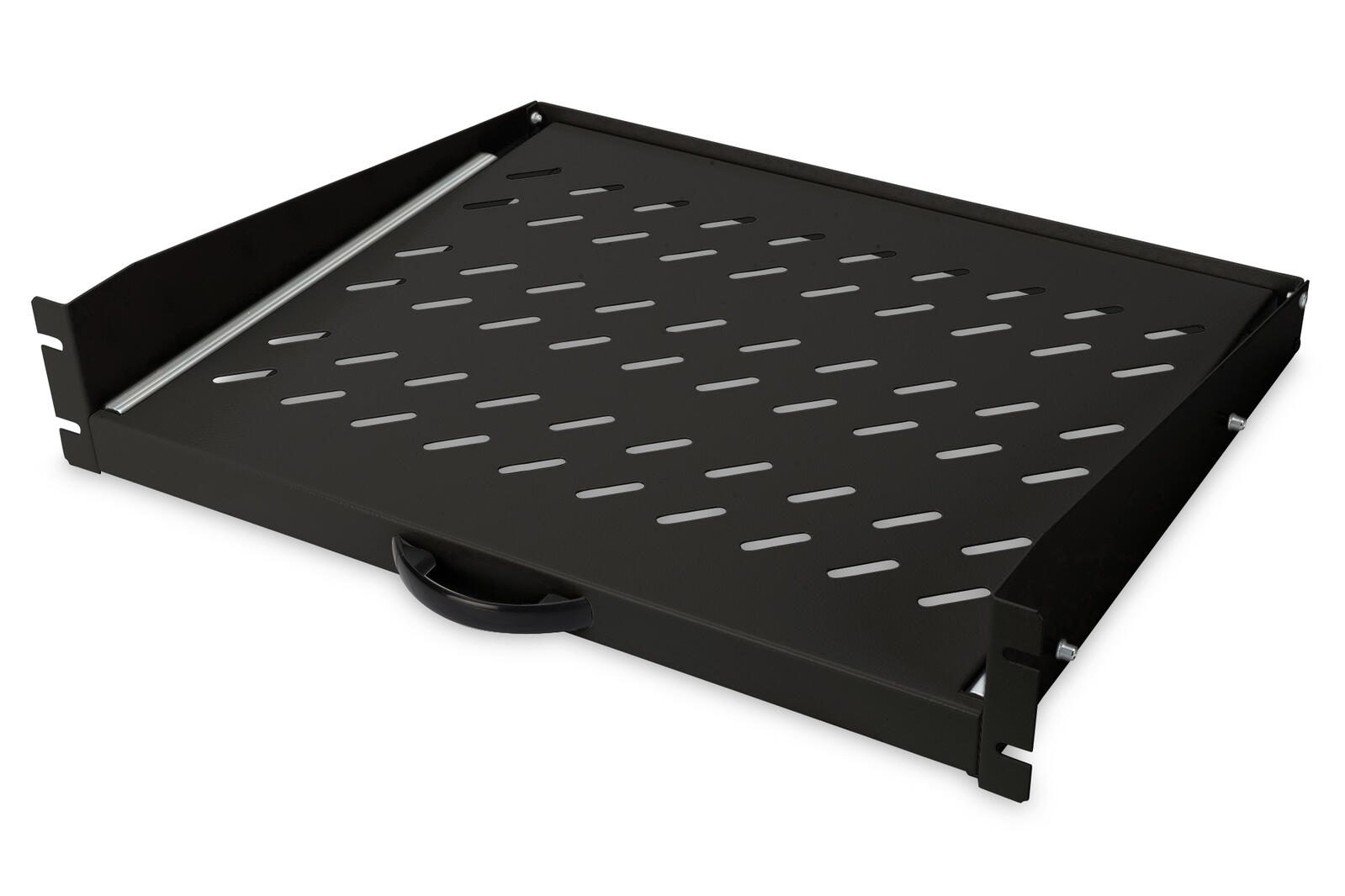 Digitus Fachboden 19'-Schränke ausziehbar ab 450mm Tiefe bis 30kg 2HE RAL9005 schwarz
