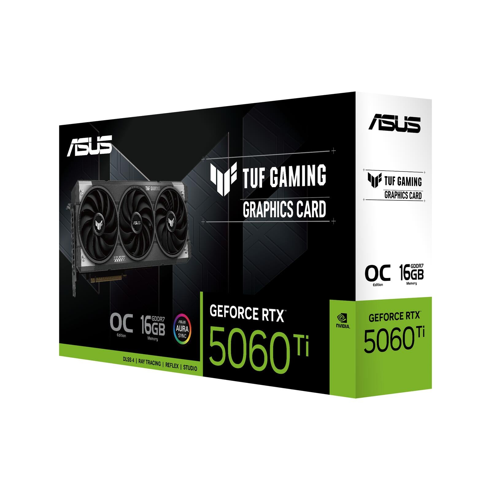ASUS TUF Gaming GeForce RTX 5060 Ti OC Edition 16GB GDDR7 Gaming Grafikkarte