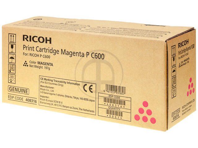Ricoh Original Toner IM C600 - 4er Multipack (cyan, magenta, gelb, schwarz)