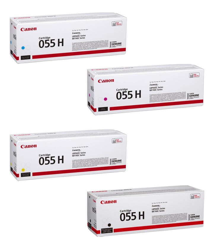 Canon Original 055H Toner 4er Multipack - hohe Ergiebigkeit