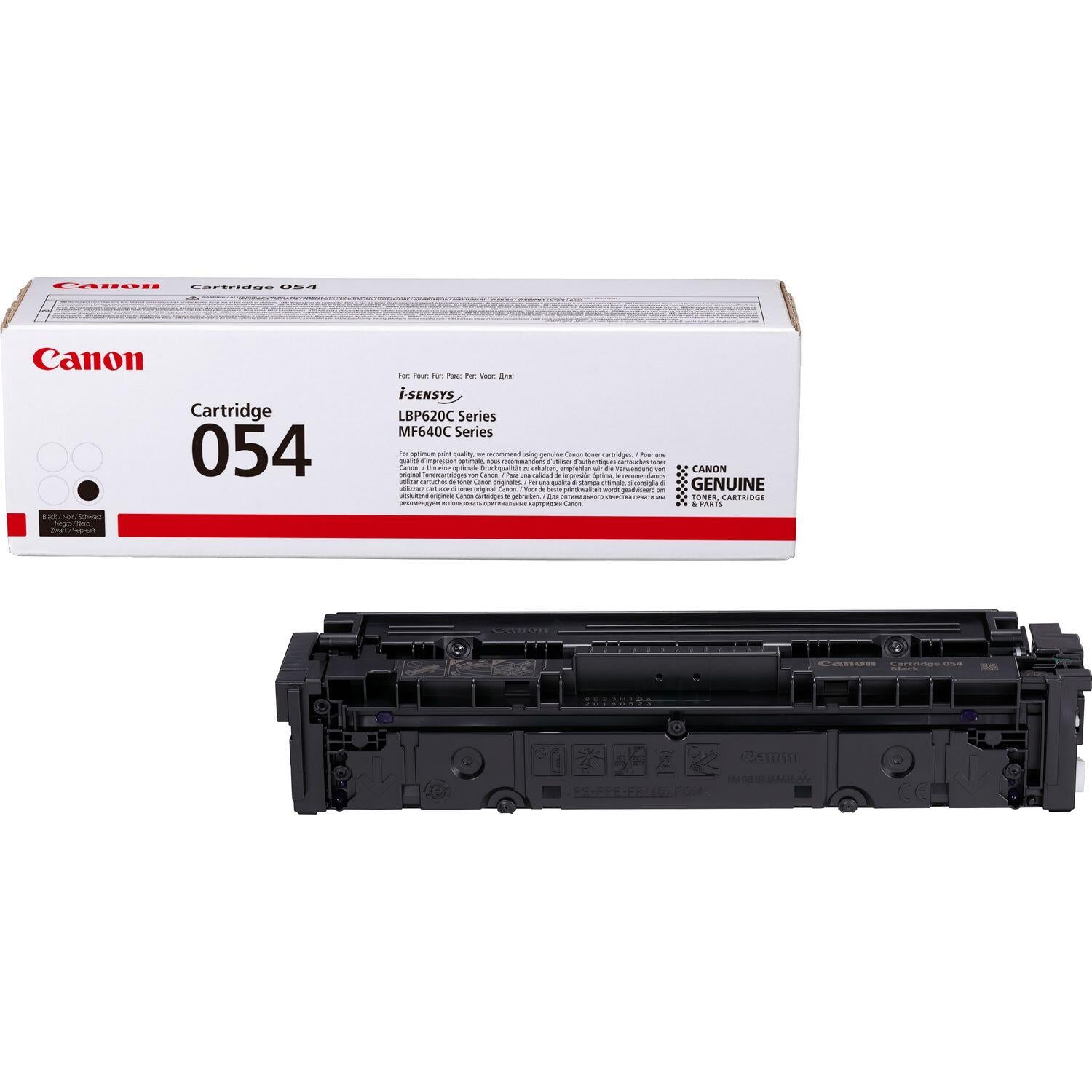 Canon Original 054 4er Multipack Toner - schwarz 1.500 Seiten, cyan, magenta, gelb je 1.200 Seiten