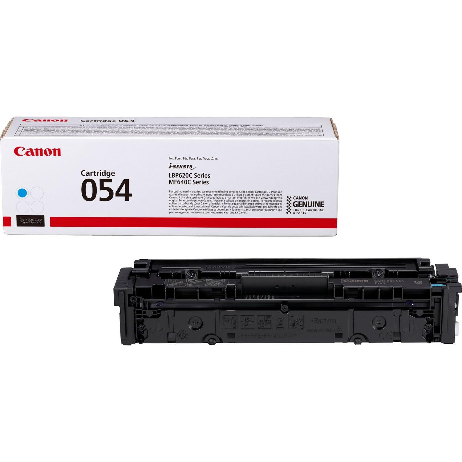 Canon Original 054 4er Multipack Toner - schwarz 1.500 Seiten, cyan, magenta, gelb je 1.200 Seiten