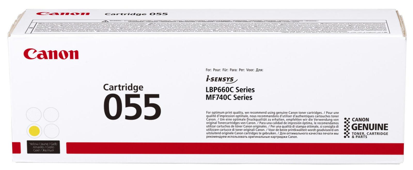 Canon Original 055 Toner - gelb 2.100 Seiten (3013C002)
