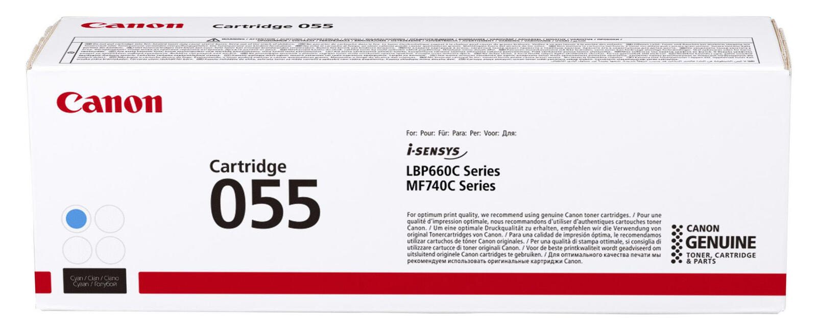 Canon Original 055 Toner - cyan 2.100 Seiten (3015C002)