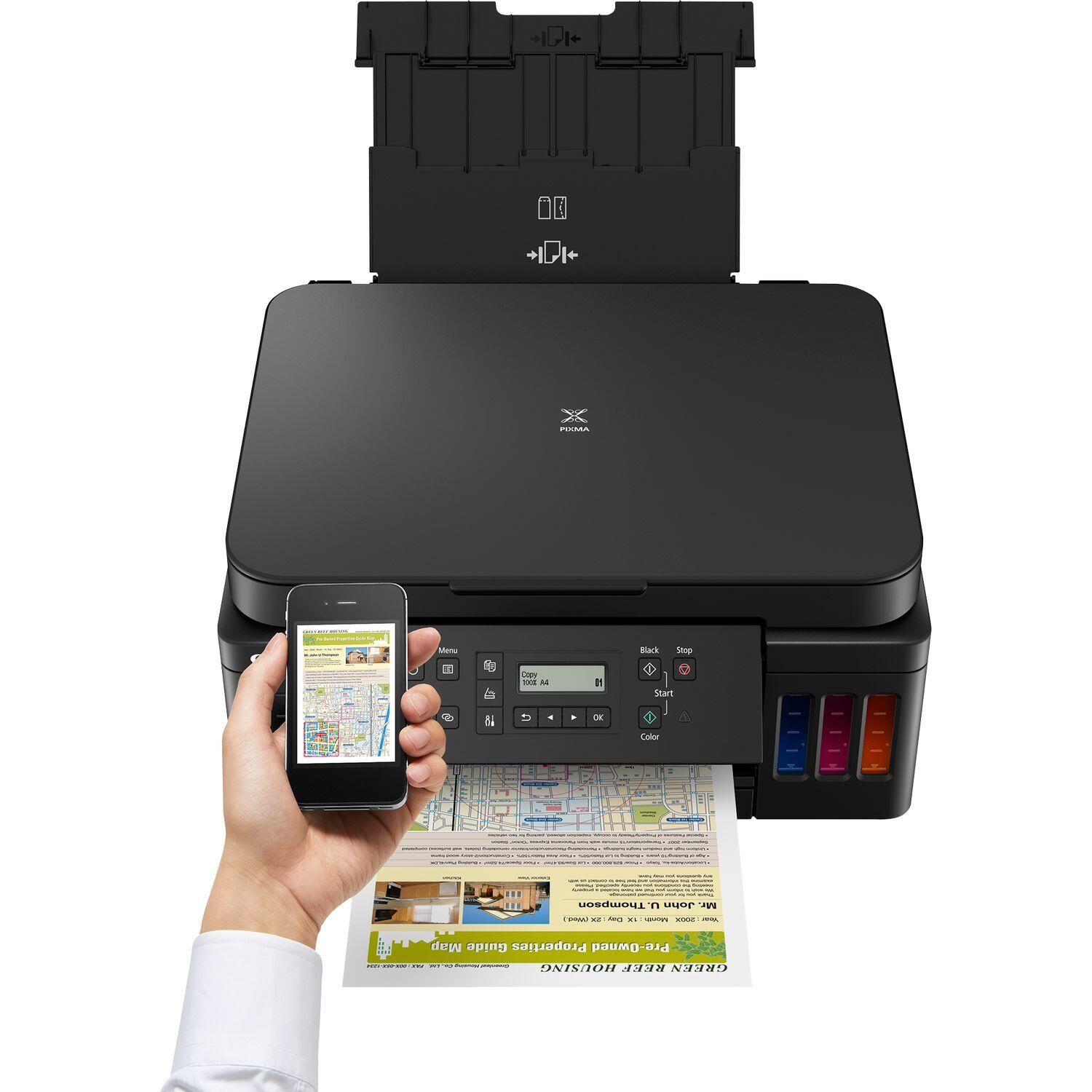 Canon PIXMA G6050/G6055 MegaTank Tintenstrahl-Multifunktionsdrucker