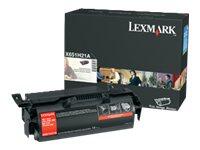 Lexmark Original Toner Standard Variante - X65x schwarz 25000 Seiten (X651H21E)