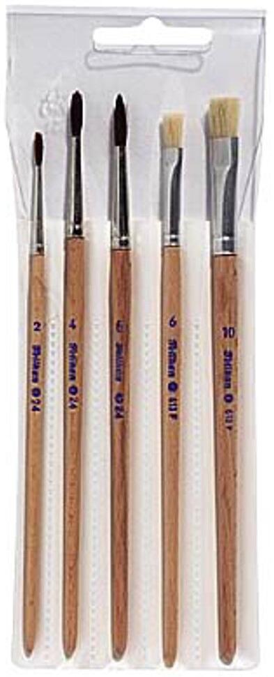 Pelikan Pinselset Größe 2, 4, 6, 10 - 5-teilig