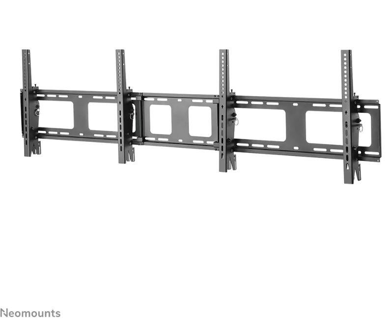 B-WARE Neomounts NS-WMB200BLACK Menuboard zweifach Display Wandhalterung