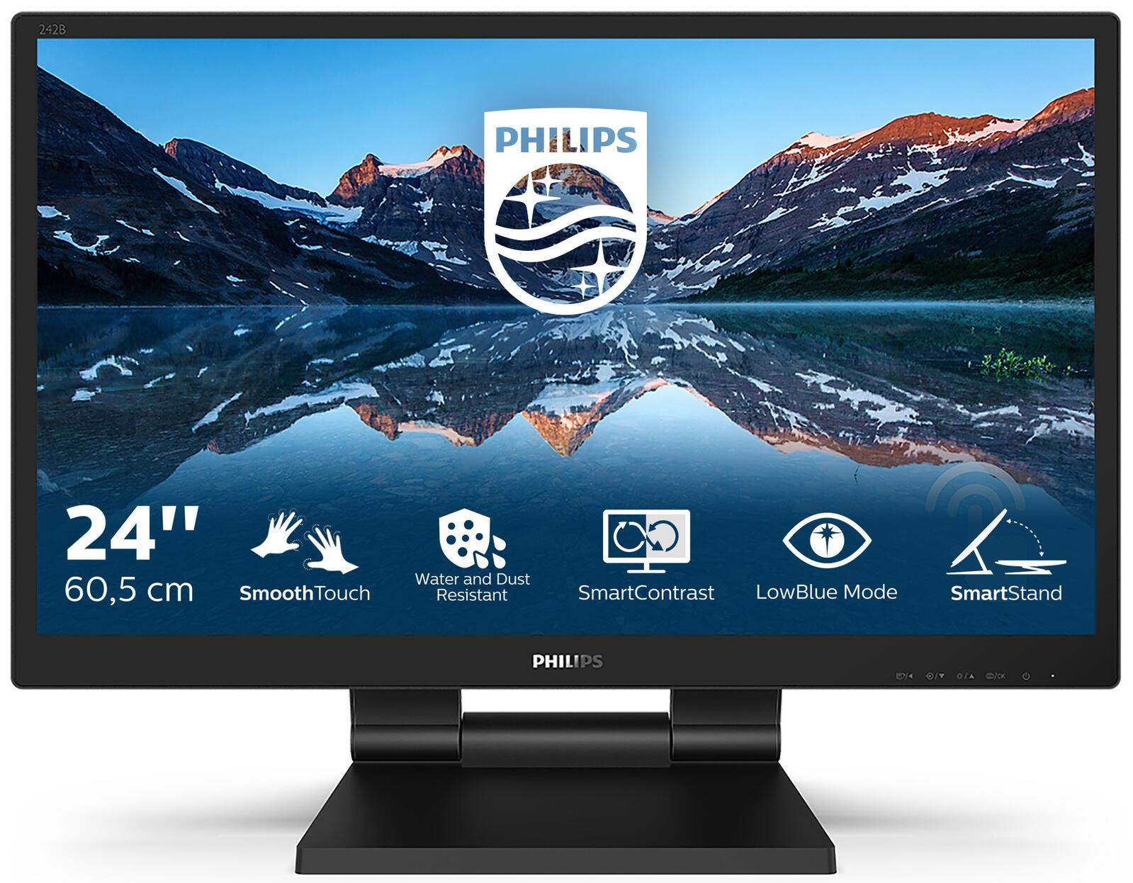 Philips 242B9T Touch-Monitor 60,5 cm (23,8 Zoll)