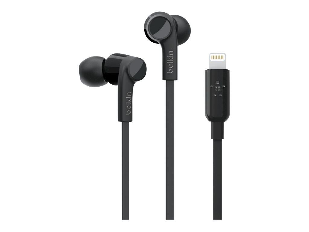 Belkin ROCKSTAR -Kopfhörer mit Lightning Connector, schwarz (G3H0001btBLK)