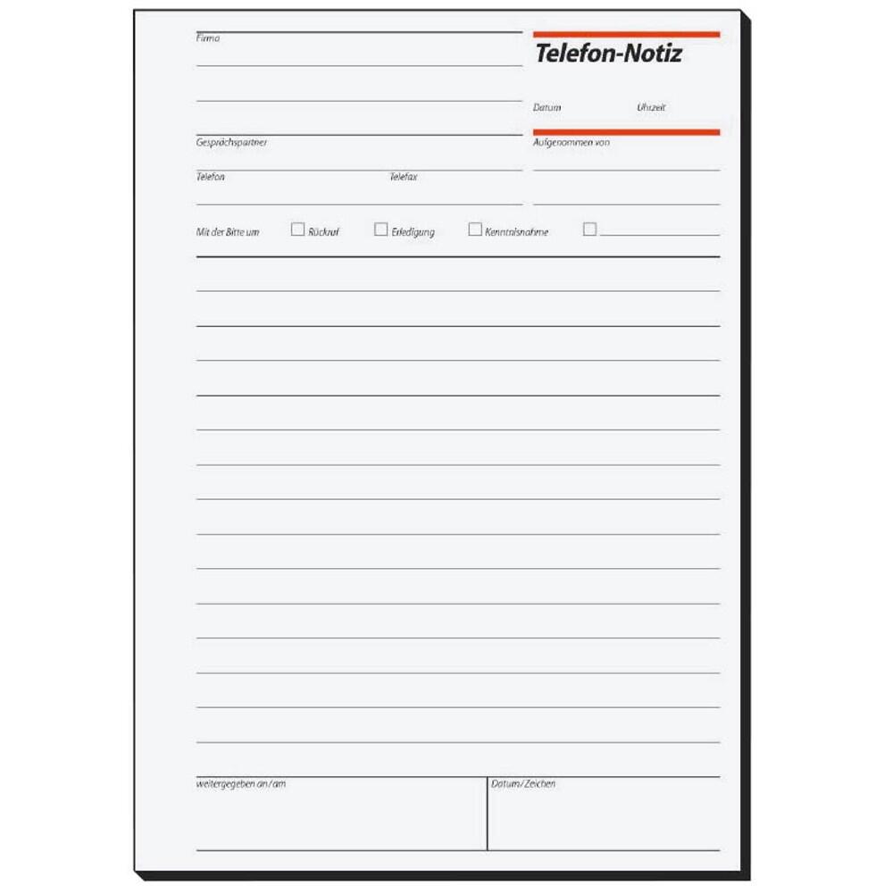 sigel Telefonnotiz Formularbuch TN515 - 1 x 50 Blatt