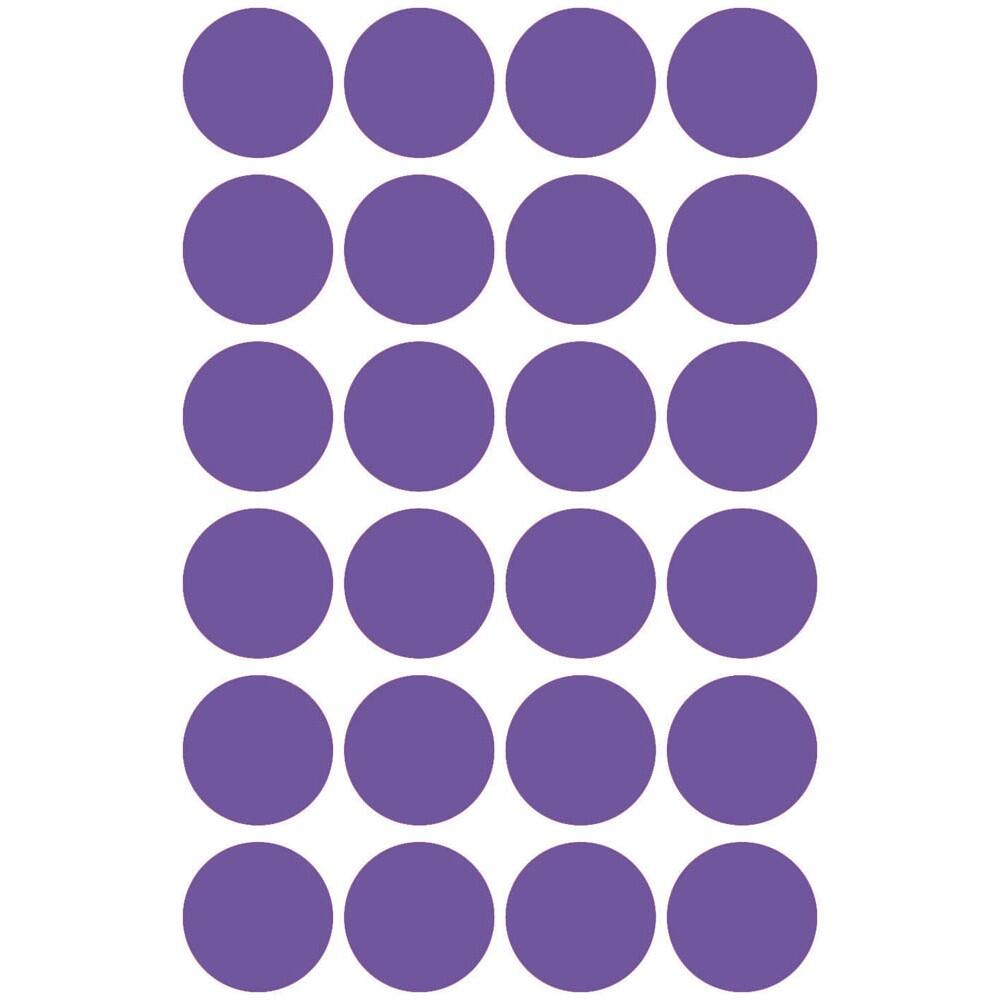 AVERY Zweckform Klebepunkte 3118 violett Ø 18,0 mm - 96 Stück
