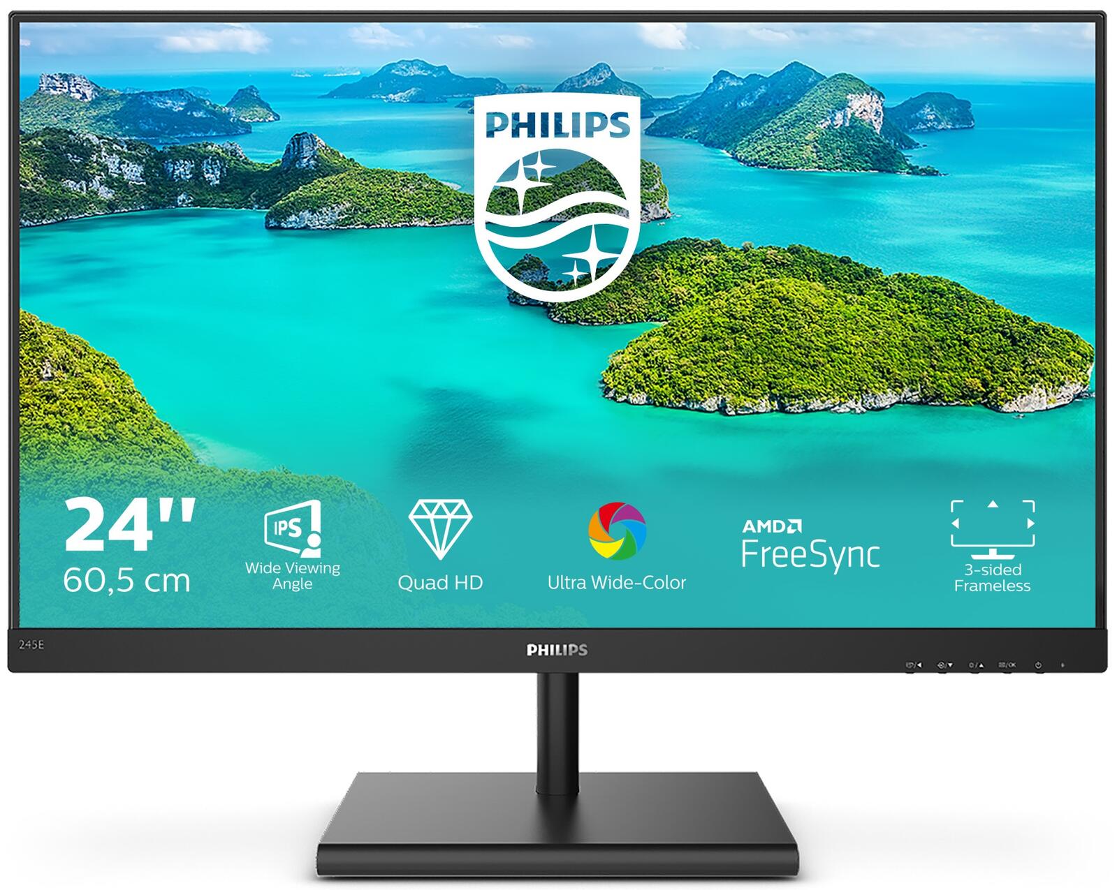 Philips 245E1S Monitor 61 cm (23,8 Zoll)