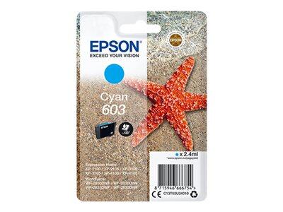 Epson Original 603 Seestern Druckerpatrone - cyan (C13T03U24010)