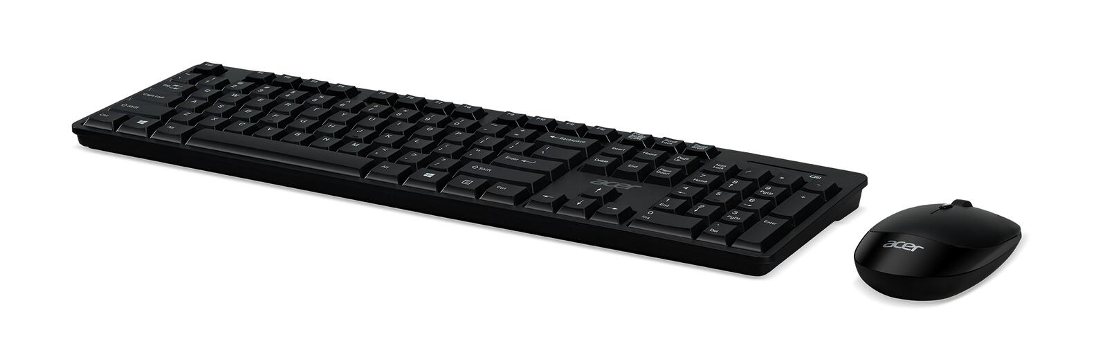Acer Combo 100 KB AAK940 kabelloses Tastatur-und-Maus-Set Deutsch schwarz