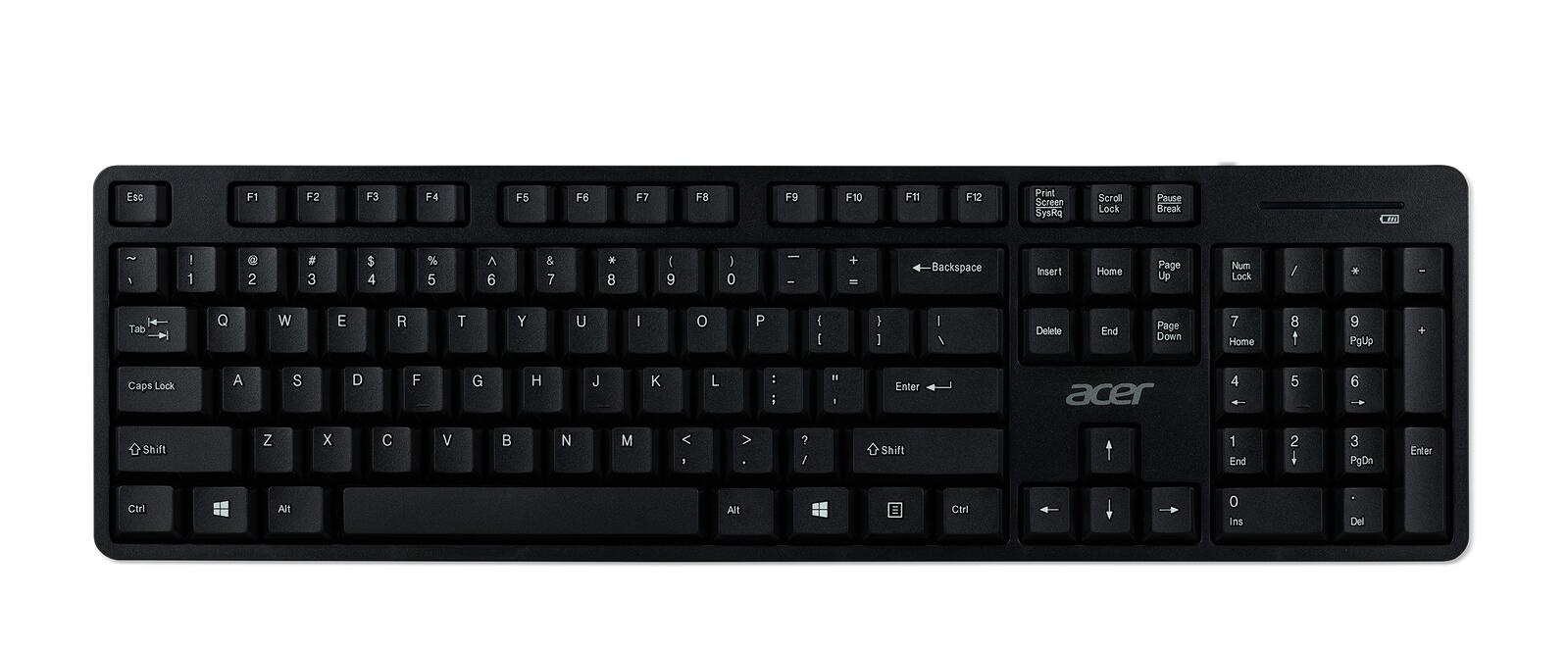 Acer Combo 100 KB AAK940 kabelloses Tastatur-und-Maus-Set Deutsch schwarz