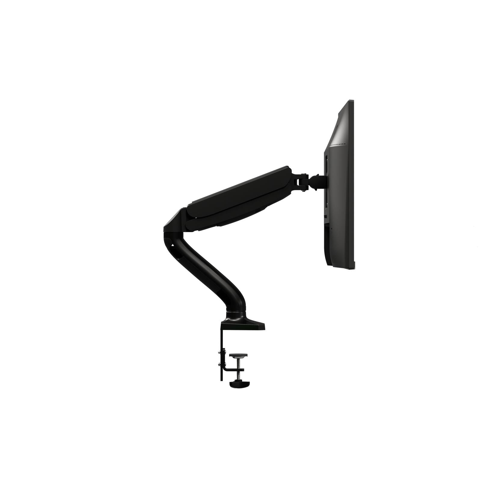 AOC AS110D0 Monitortischhalterung Gasfeder neigbar, schwenkbar, Pivot 33-80cm (13-31,5') 2-9 KG, VESA 75x75/100x100