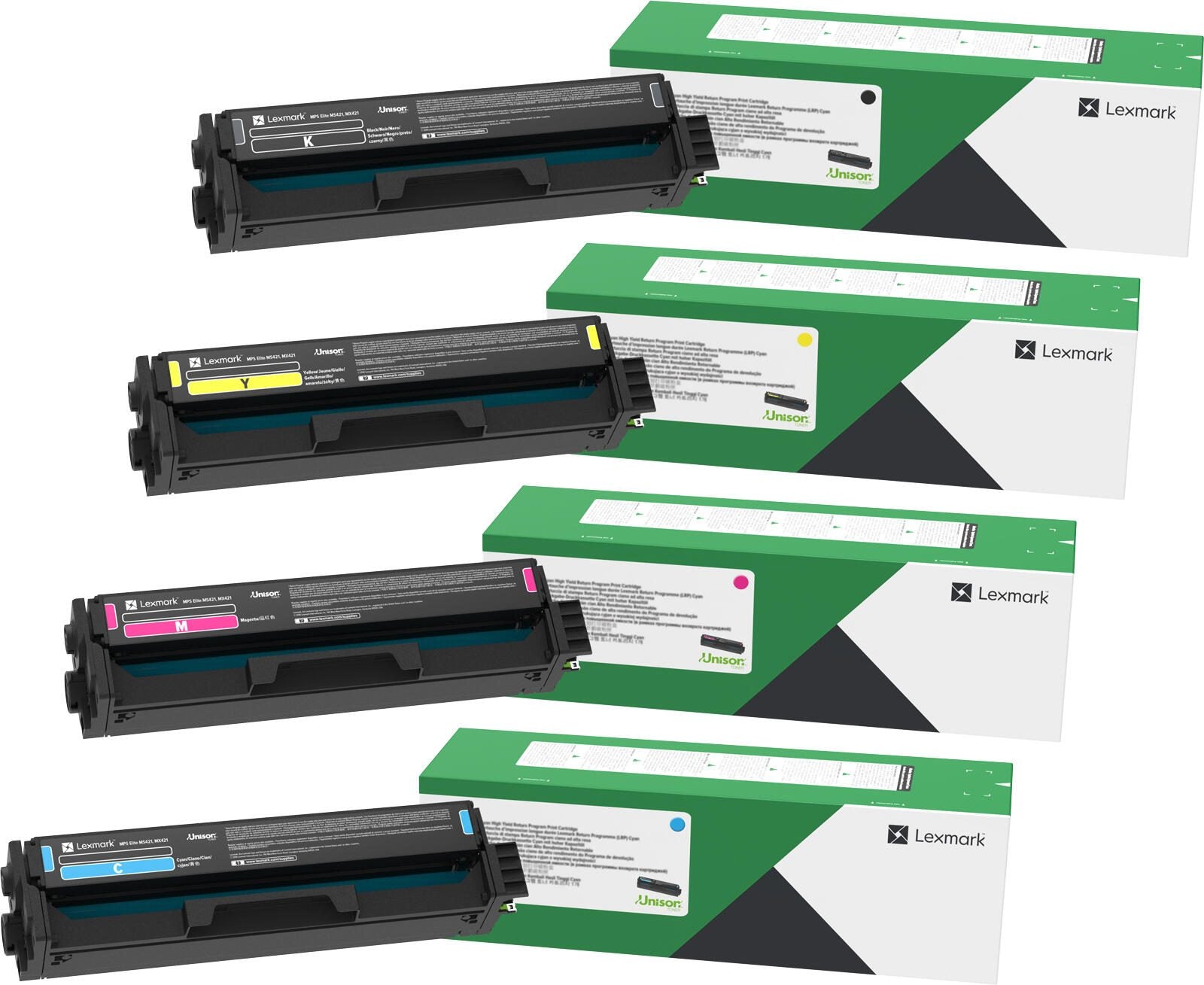 Lexmark Original C332H Toner - 4er Multipack - CMYK