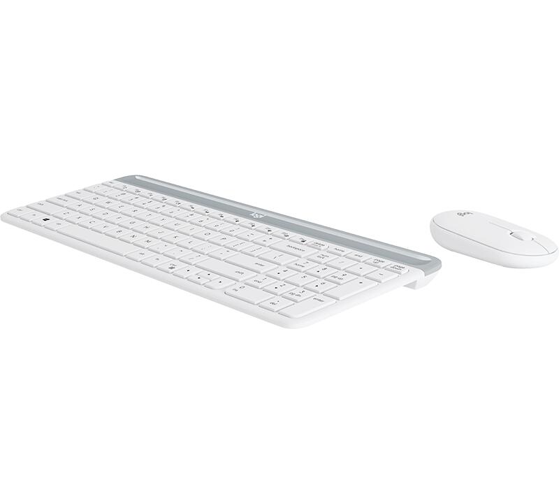 Logitech MK470 Slim Combo weiß