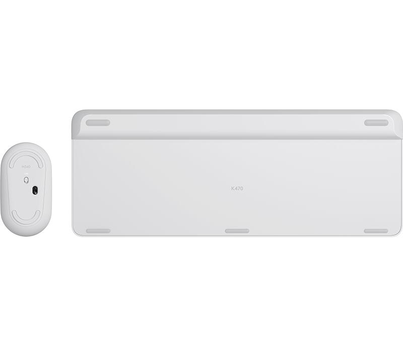 Logitech MK470 Slim Combo weiß
