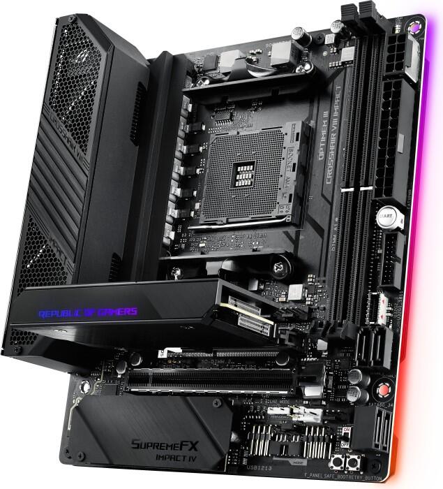 ASUS ROG Crosshair VIII Impact X570 ITX Mainboard Sockel AM4