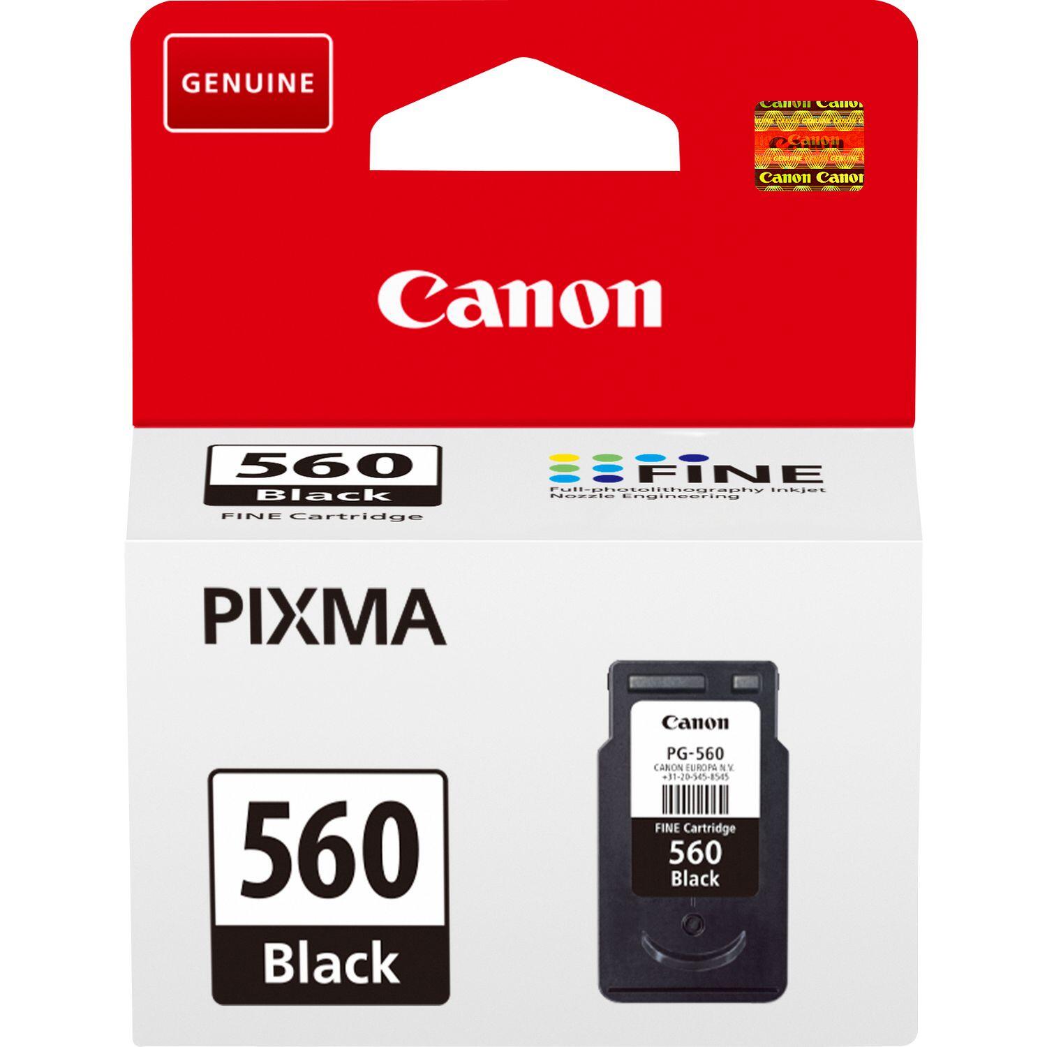 Canon Original PG-560 Druckerpatrone - schwarz 180 Seiten