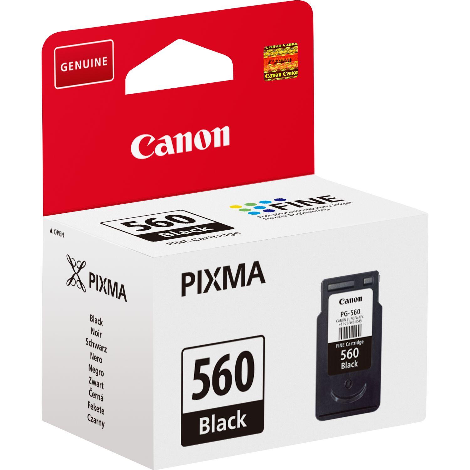 Canon Original PG-560 Druckerpatrone - schwarz 180 Seiten