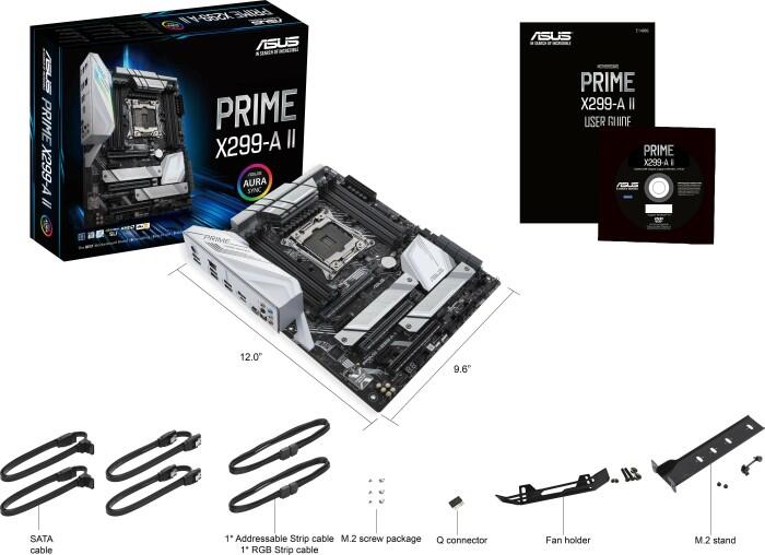 ASUS PRIME X299-A II ATX Mainboard Sockel 2066