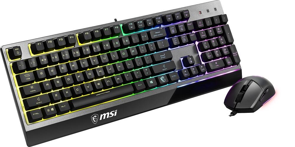 MSI Vigor GK30 Combo Gaming Tastatur mit Clutch GM11 Gaming Maus