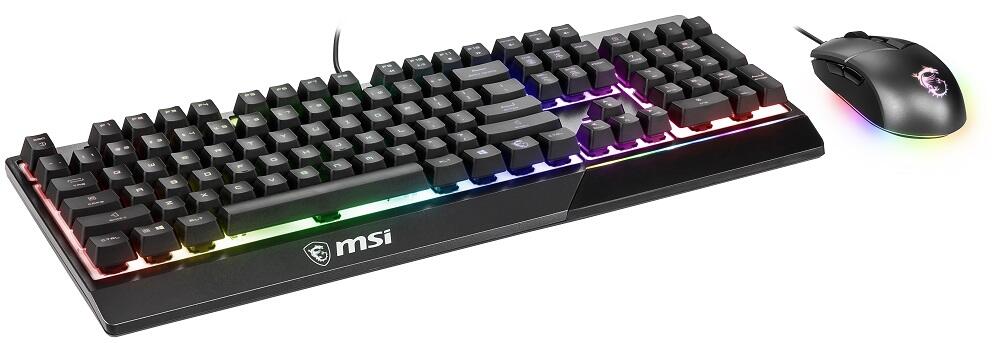 MSI Vigor GK30 Combo Gaming Tastatur mit Clutch GM11 Gaming Maus