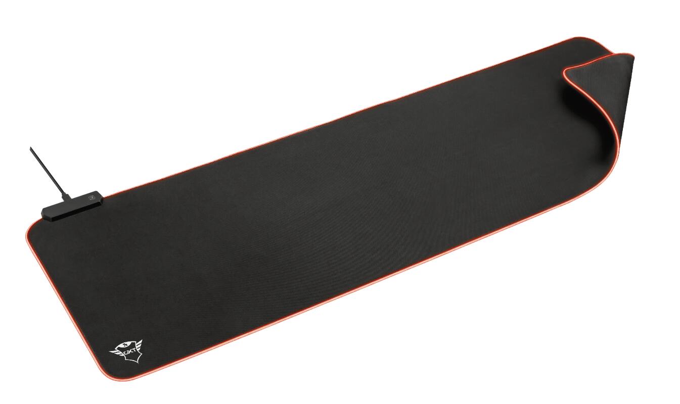 Trust Gaming GXT 764 Glide-Flex XXL RGB Mauspad - Schwarz