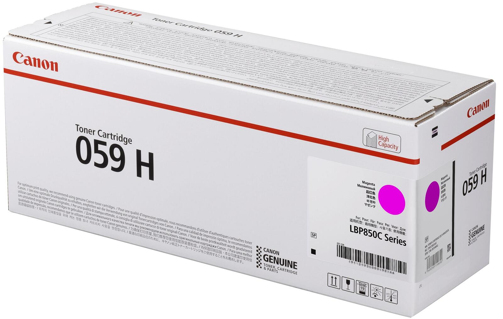 Canon Original 059H Toner - magenta bis zu 13.500 Seiten