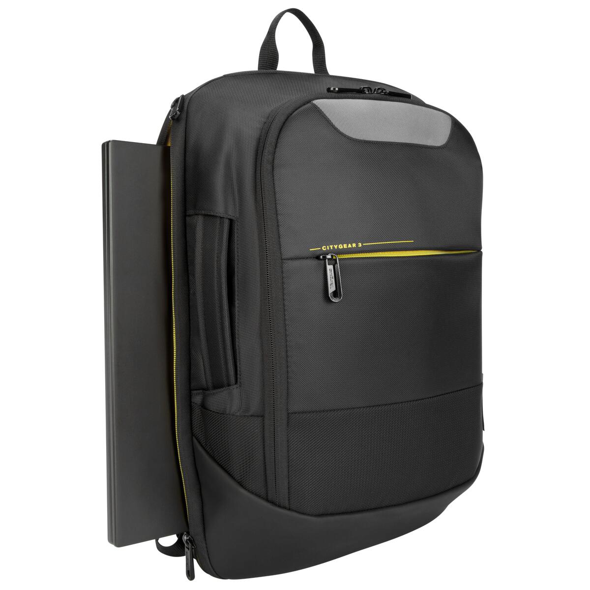 Targus CityGear Anpassbarer Notebook-Rucksack 15.6' (Schwarz)