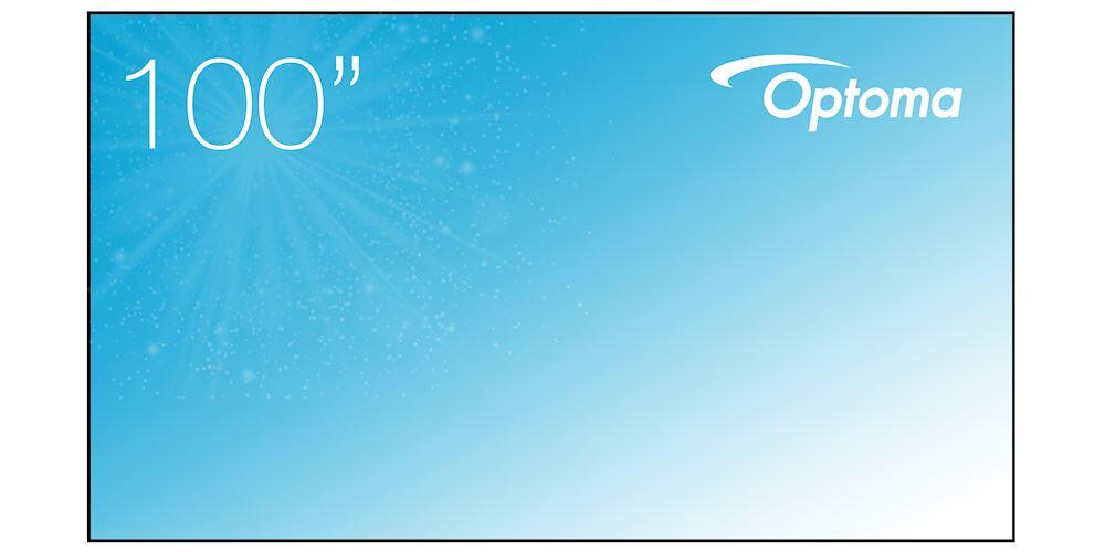 Optoma Fixed Frame ALR101 Leinwand geeignet für Wandmontage, 16:9 (100') 254 cm
