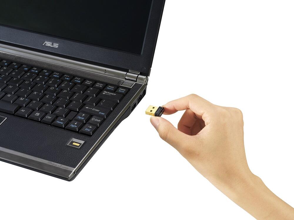 ASUS USB-N10 Nano B1 WLAN N Adapter 150 Mbit/s USB 2.0 (90IG05E0-MO0R00)