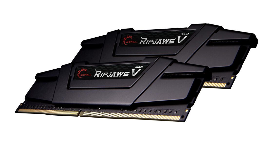 G.Skill RipJaws V schwarz DIMM Kit 32GB (2x16GB), DDR4-3600, CL18-22-22-42